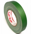 Клейкая лента Тейп MagTape на тканевой основе матовый зелёный 25мм х 50м
