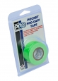 Тейп (скоч) Pro Gaff Pocket флуоресцентный зеленый на тканевой основе  24mm x 5.5m